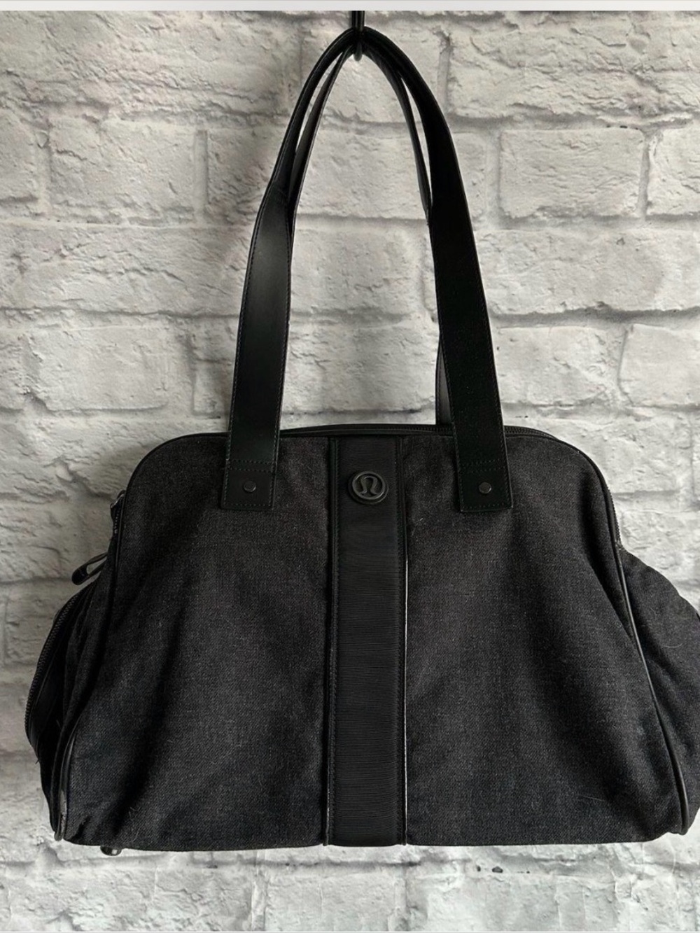 Lululemon Athletica Duffle Bag Gray/Black Large